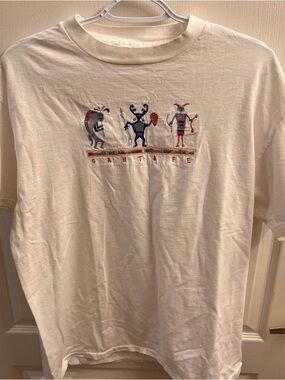 Delta Santa Fe white Short-Sleeve Cotton Tee